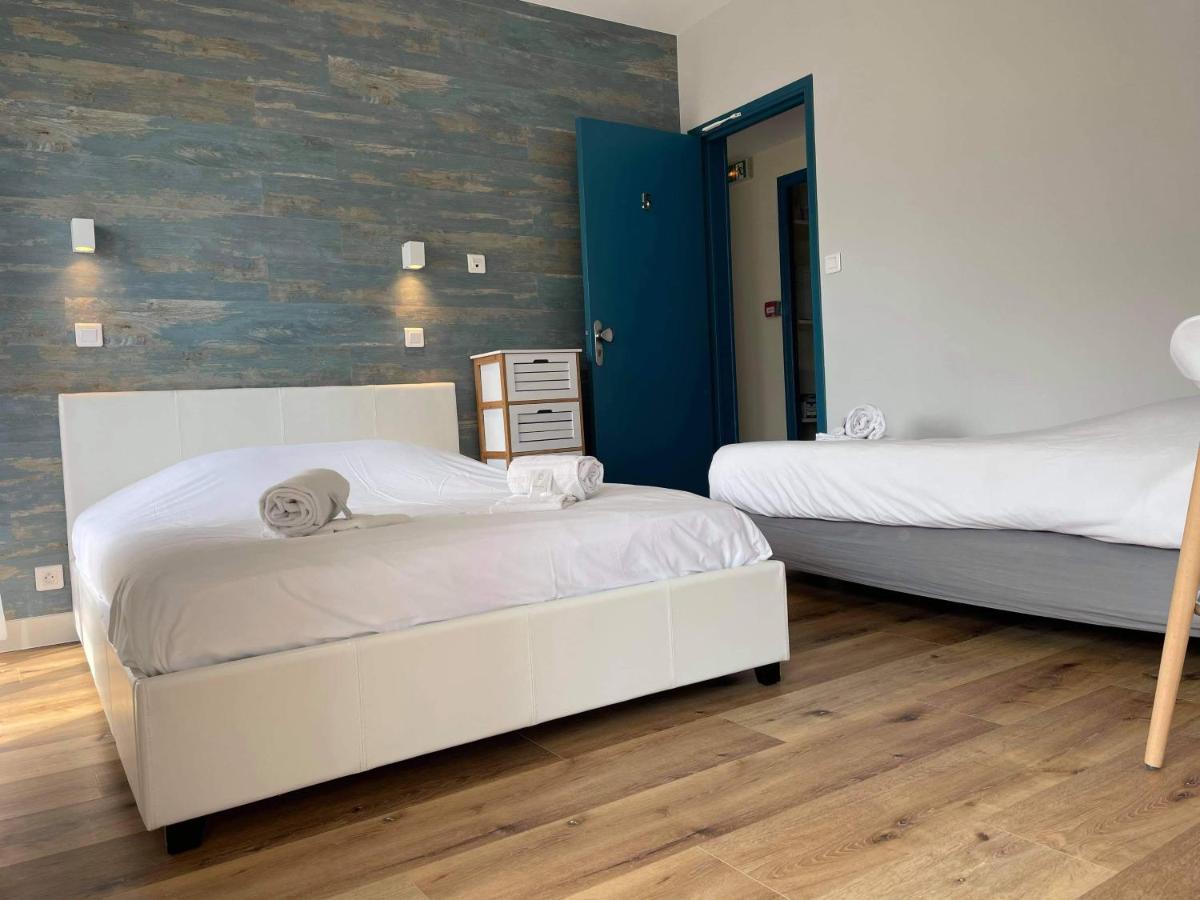 Hotel De La Plage Quinéville Dış mekan fotoğraf