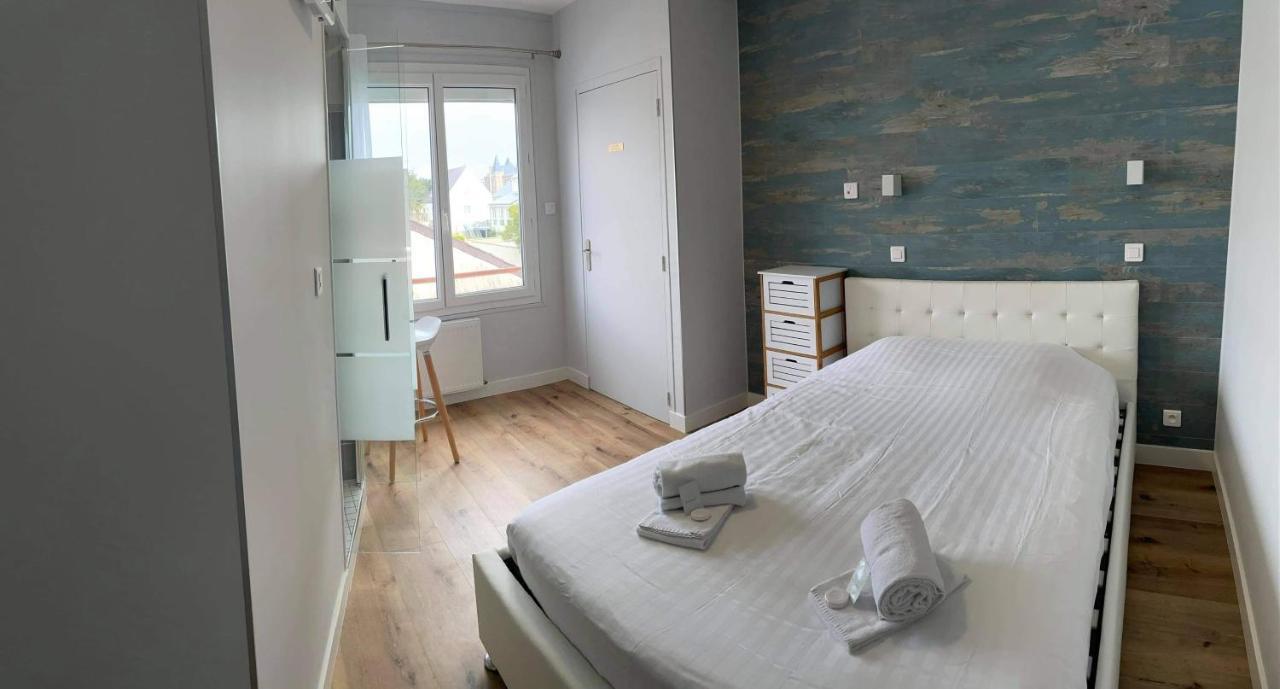 Hotel De La Plage Quinéville Dış mekan fotoğraf