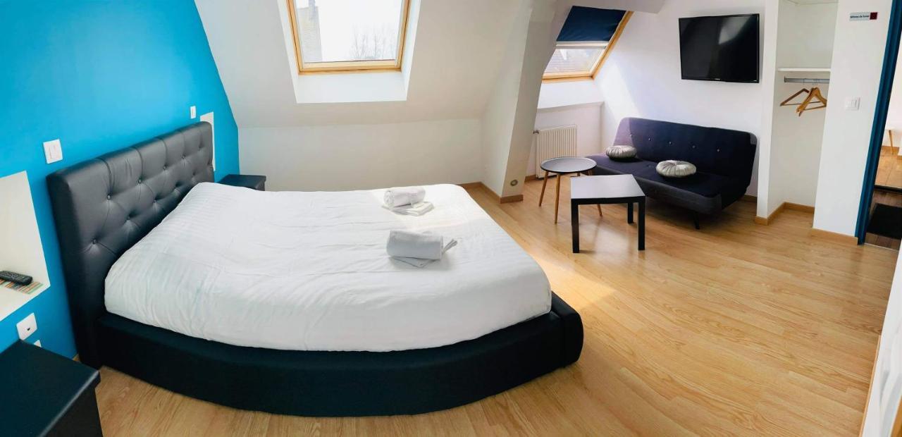 Hotel De La Plage Quinéville Dış mekan fotoğraf