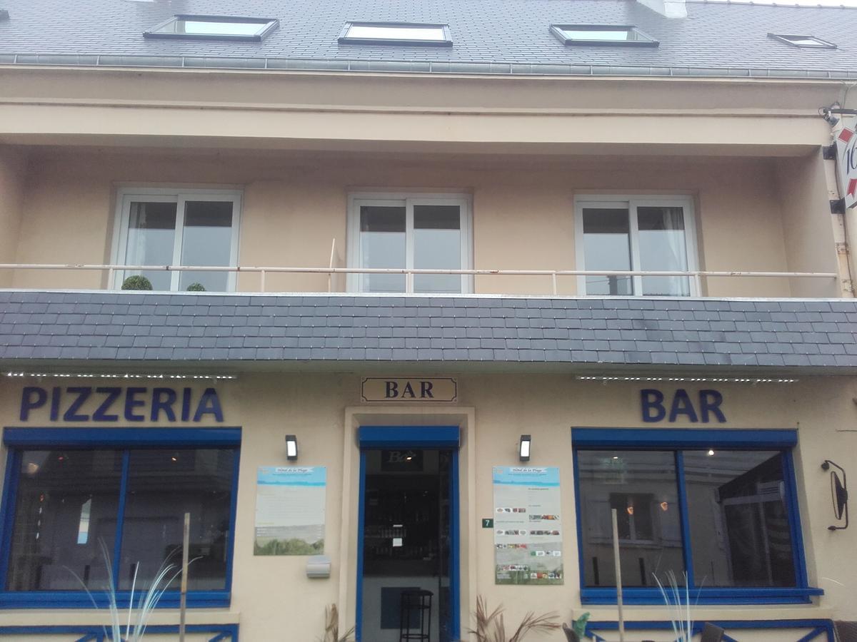Hotel De La Plage Quinéville Dış mekan fotoğraf