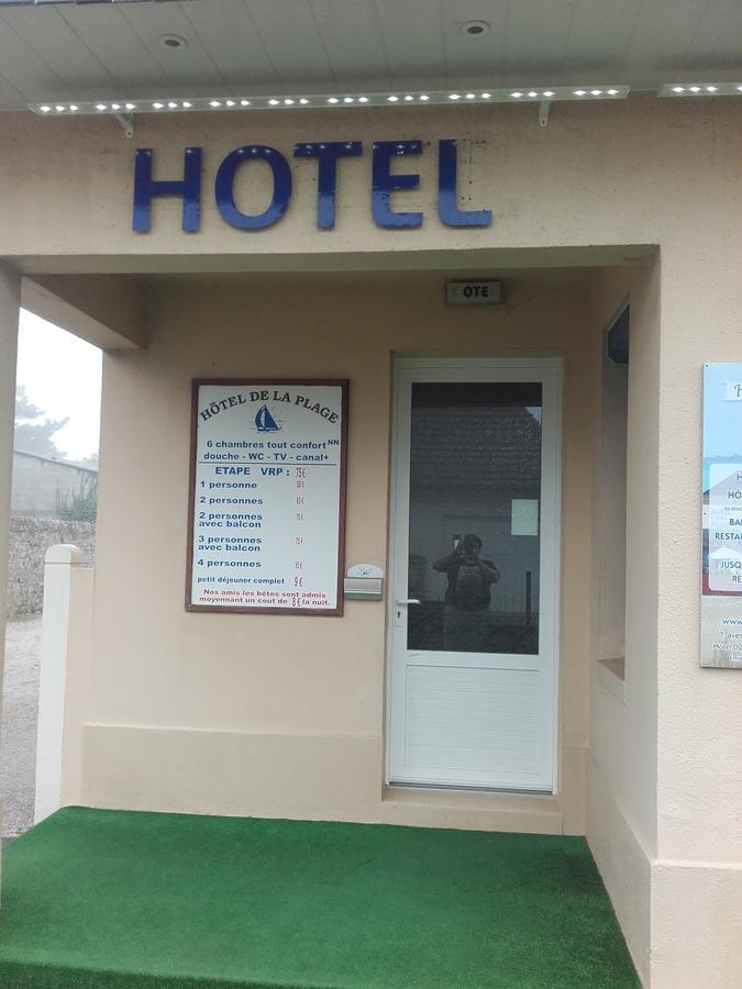 Hotel De La Plage Quinéville Dış mekan fotoğraf
