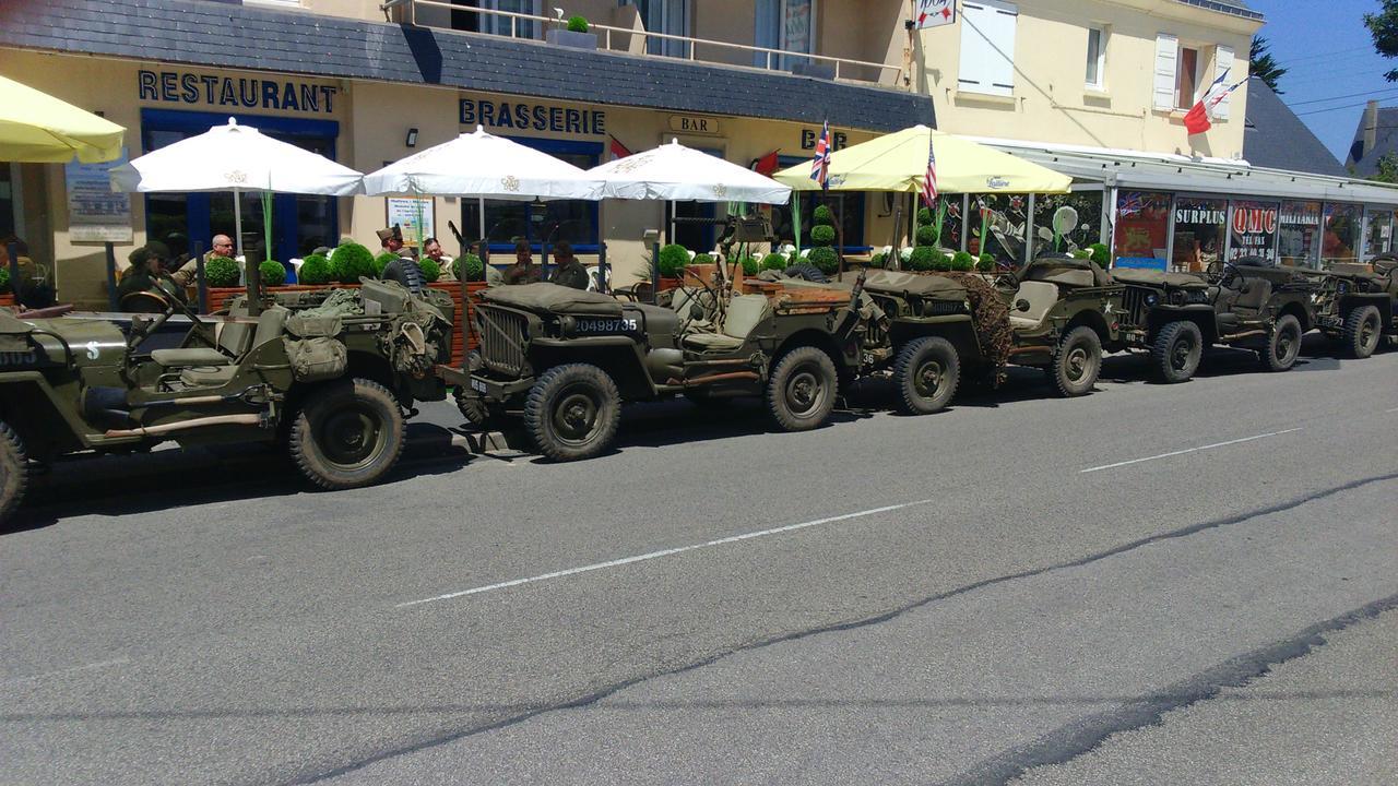 Hotel De La Plage Quinéville Dış mekan fotoğraf